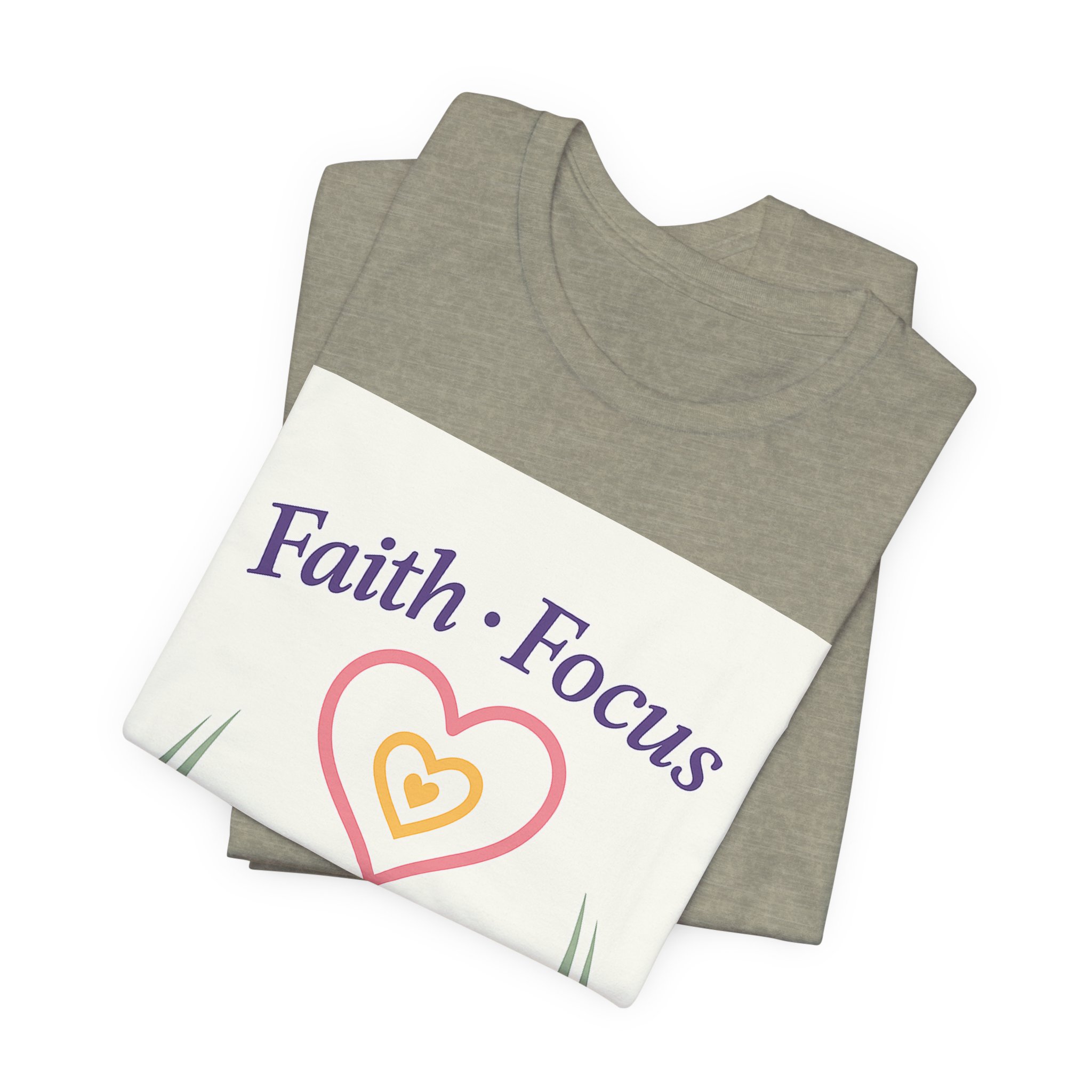 Faith · Focus · Nursing Success T-Shirt – Empowering Apparel for Nurses & Students - Image 3