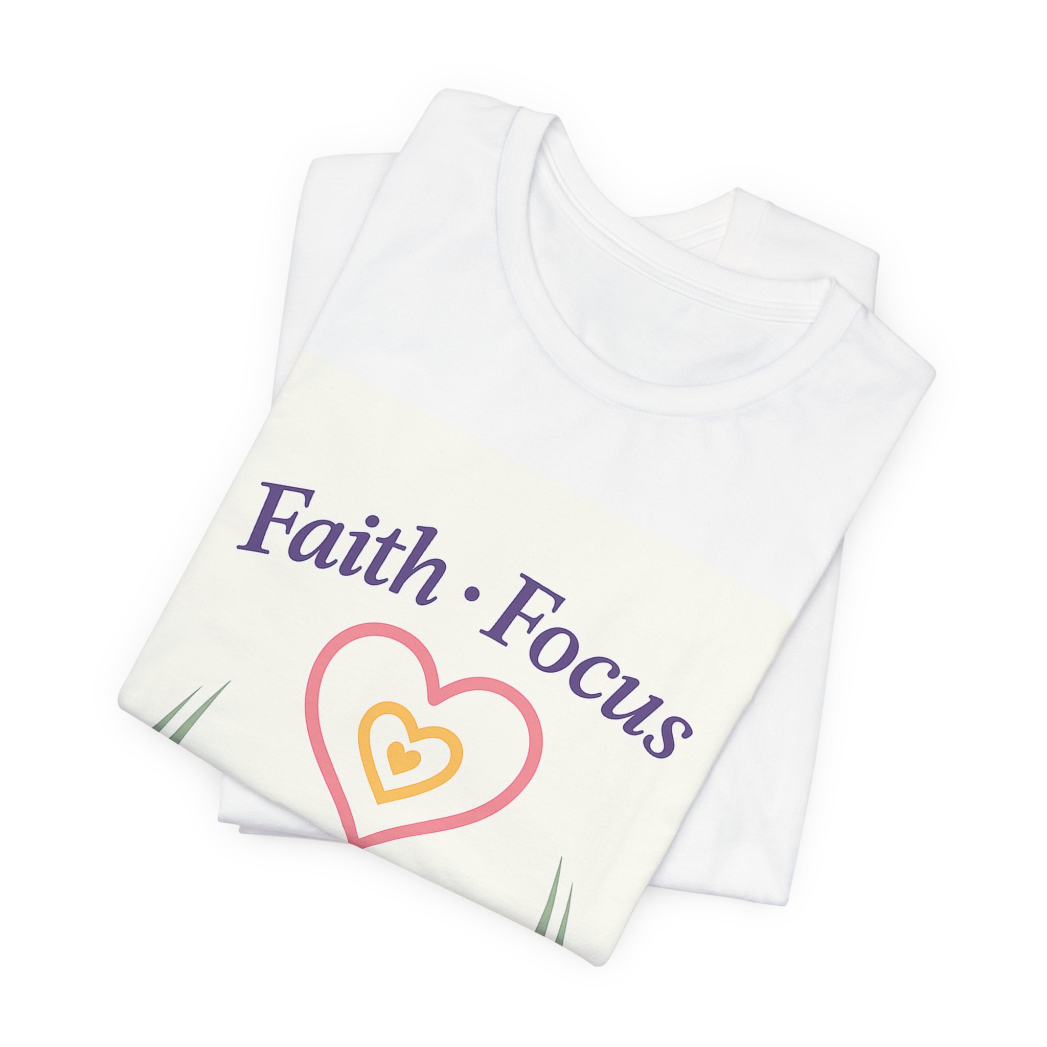Faith · Focus · Nursing Success T-Shirt – Empowering Apparel for Nurses & Students - Image 2