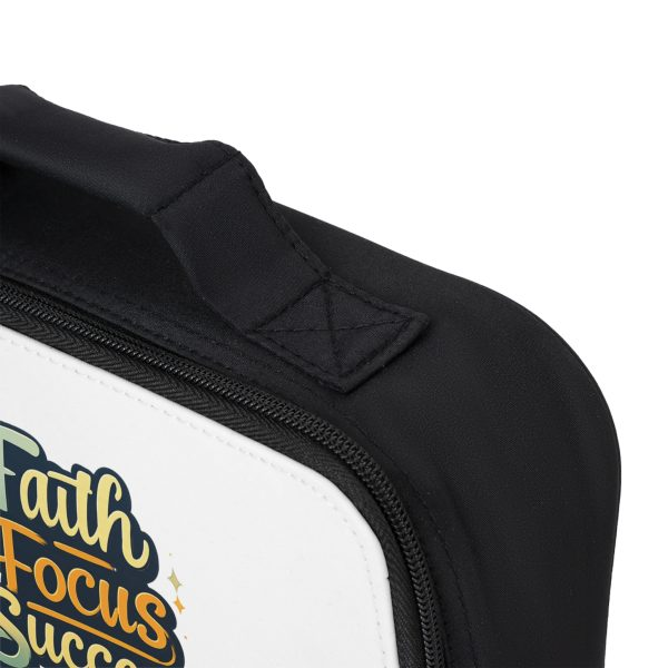 Faith • Focus • Success Insulated Lunch Bag – Minimalist Everyday Lunch Tote for Work, School & Gifting - Image 4